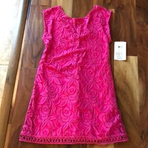 NWT Belk love fire pink lace dress